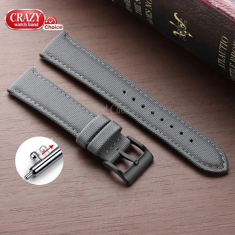 The Quick-Change Strap — Sailcloth Watch Band