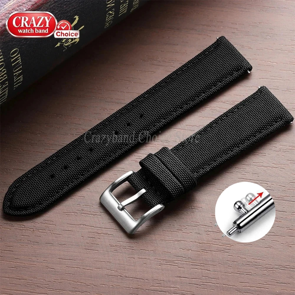 The Quick-Change Strap — Sailcloth Watch Band