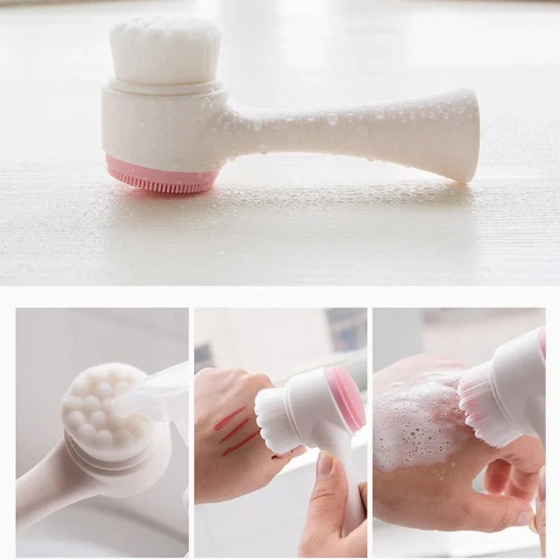The Two-Sided Cleanse — Dual Facial Brush