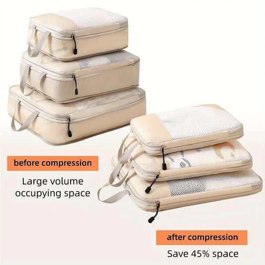 The Pack Set — Compression Packing Cubes