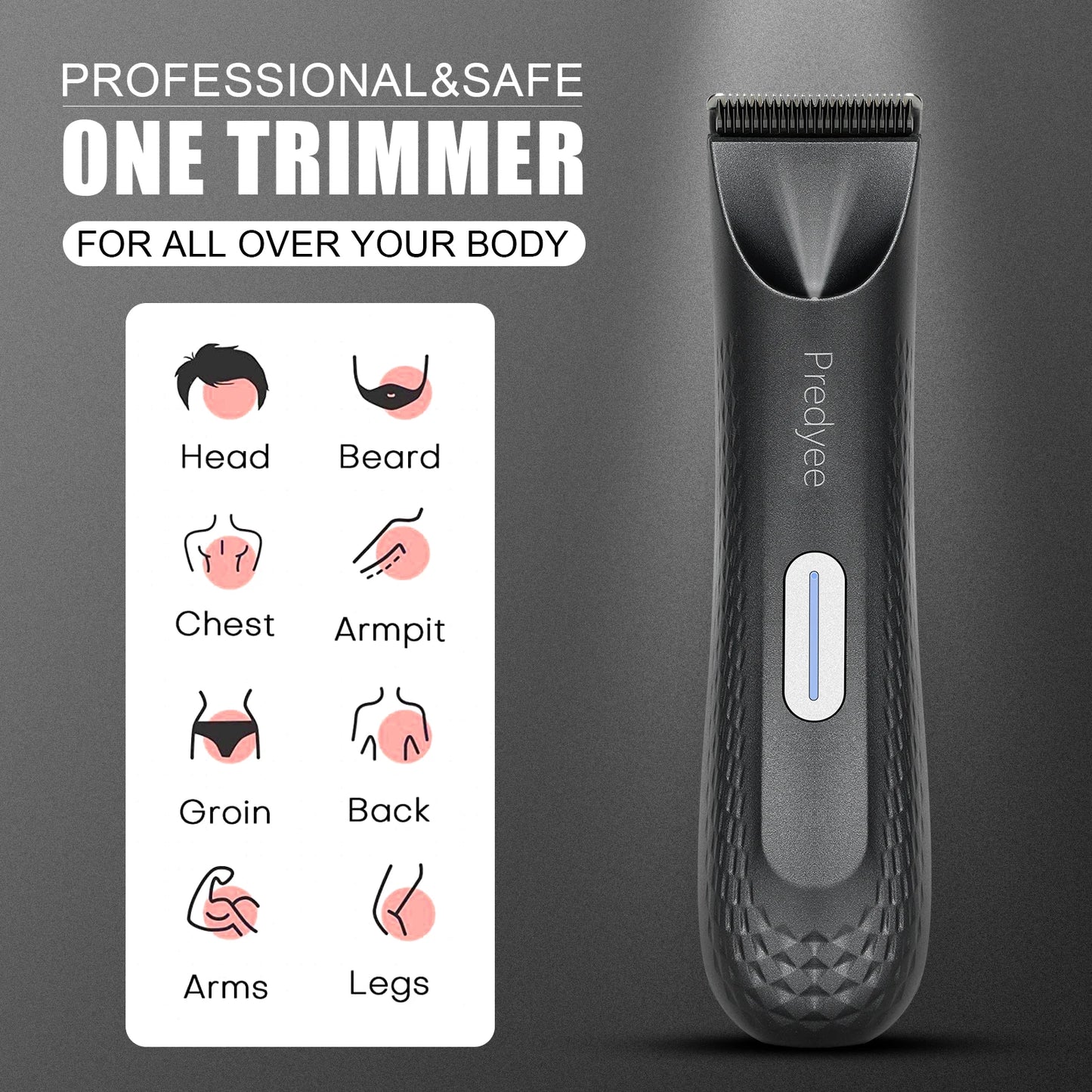 The Travel Trim — Rechargeable Body Groomer