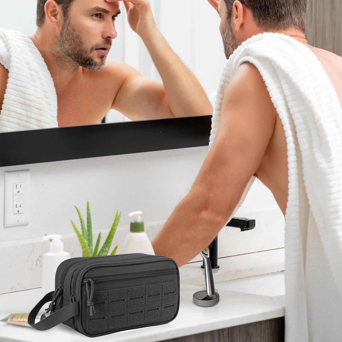 The Dopp Frame — Structured Toiletry Bag
