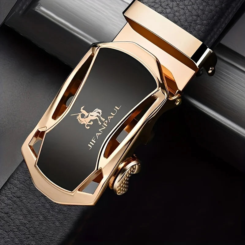 The No-Notch Belt — Automatic Ratchet Buckle
