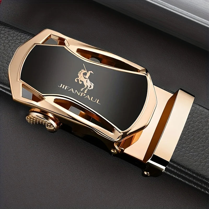 The No-Notch Belt — Automatic Ratchet Buckle
