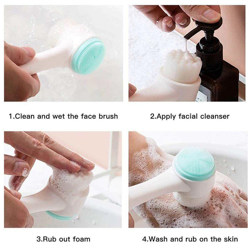 The Two-Sided Cleanse — Dual Facial Brush