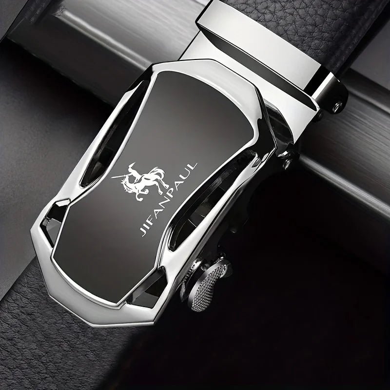 The No-Notch Belt — Automatic Ratchet Buckle