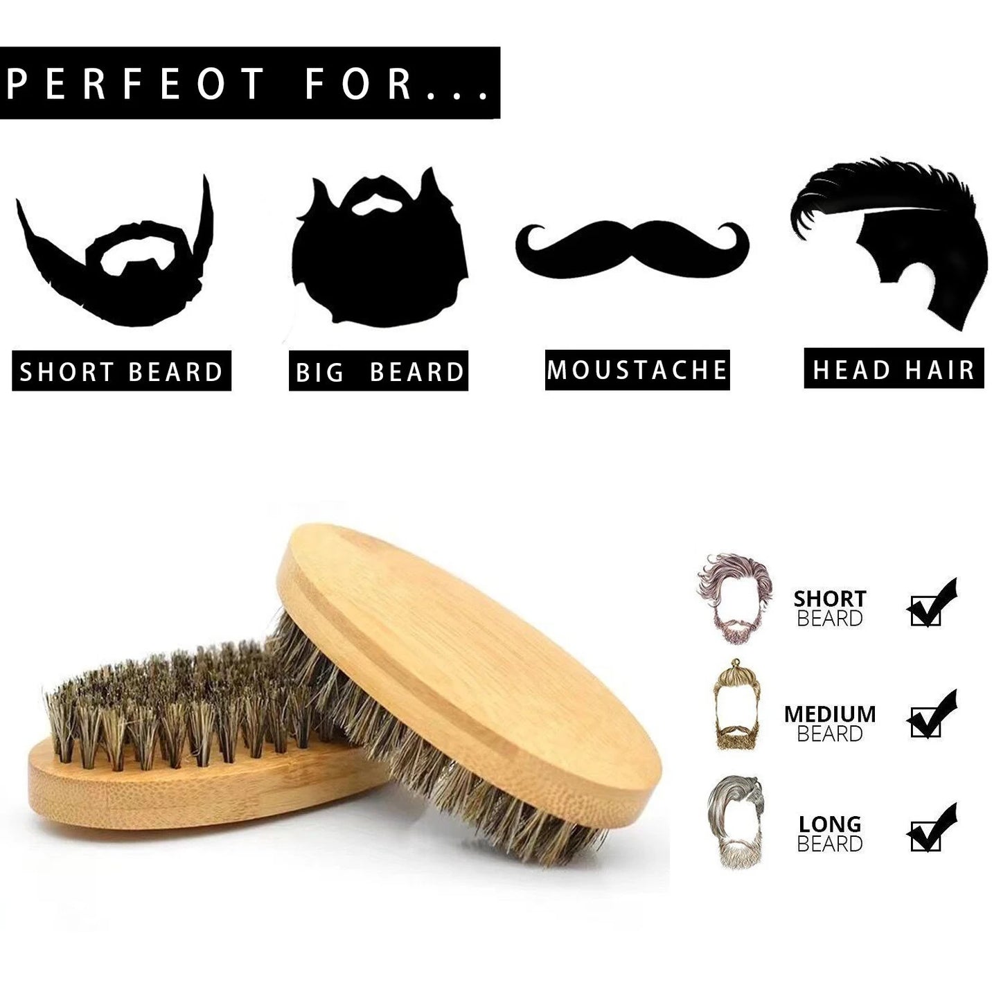 The Beard Standard — Wood Grooming Tool Set