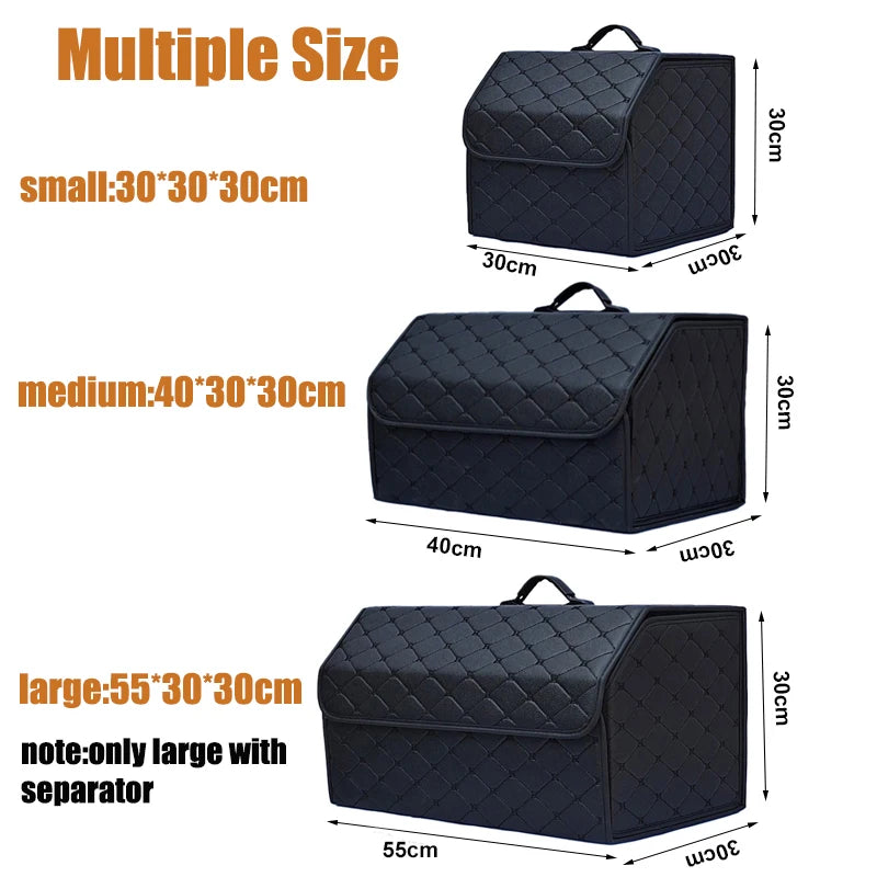 The Road Case — Structured Trunk Organizer