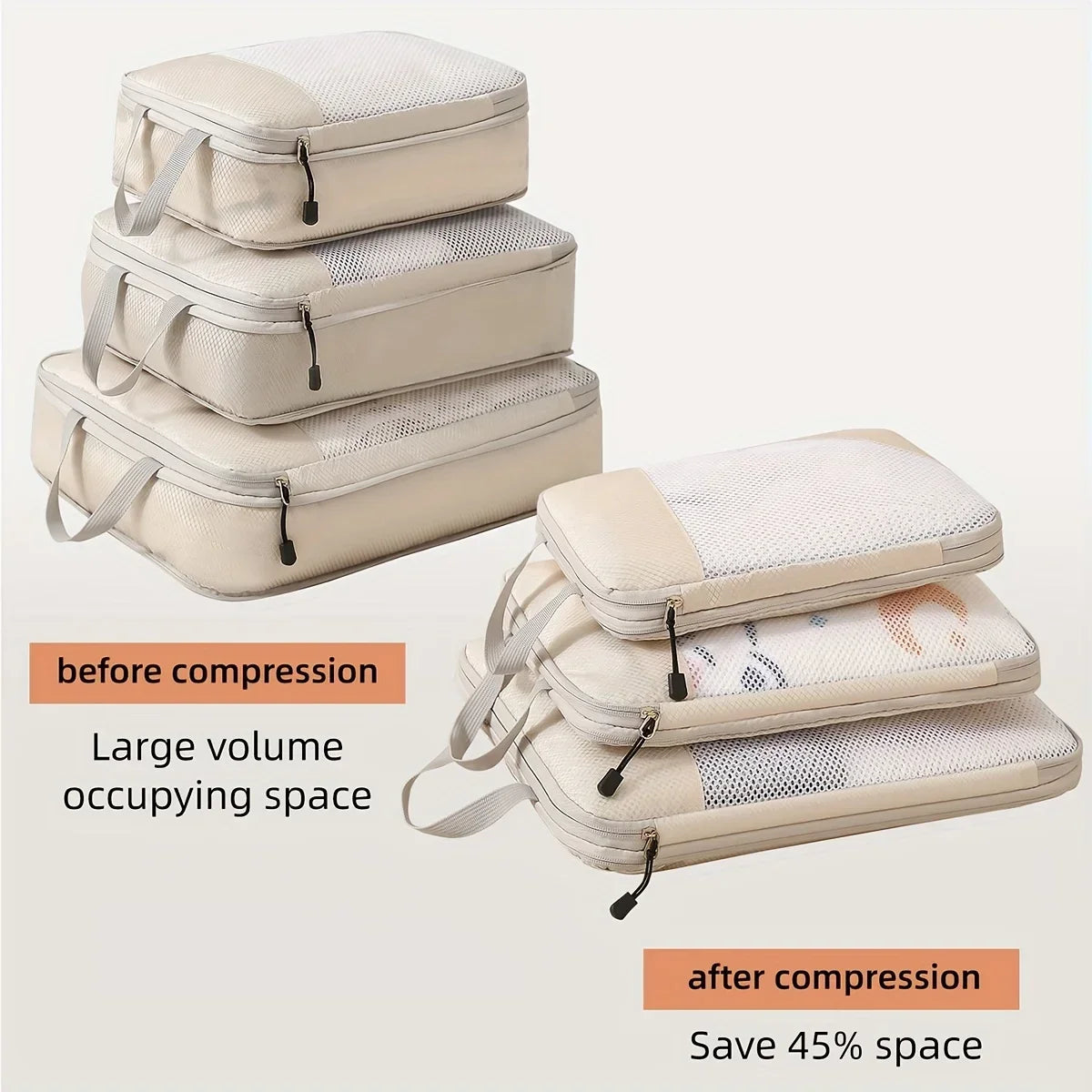 The Pack Set — Compression Packing Cubes