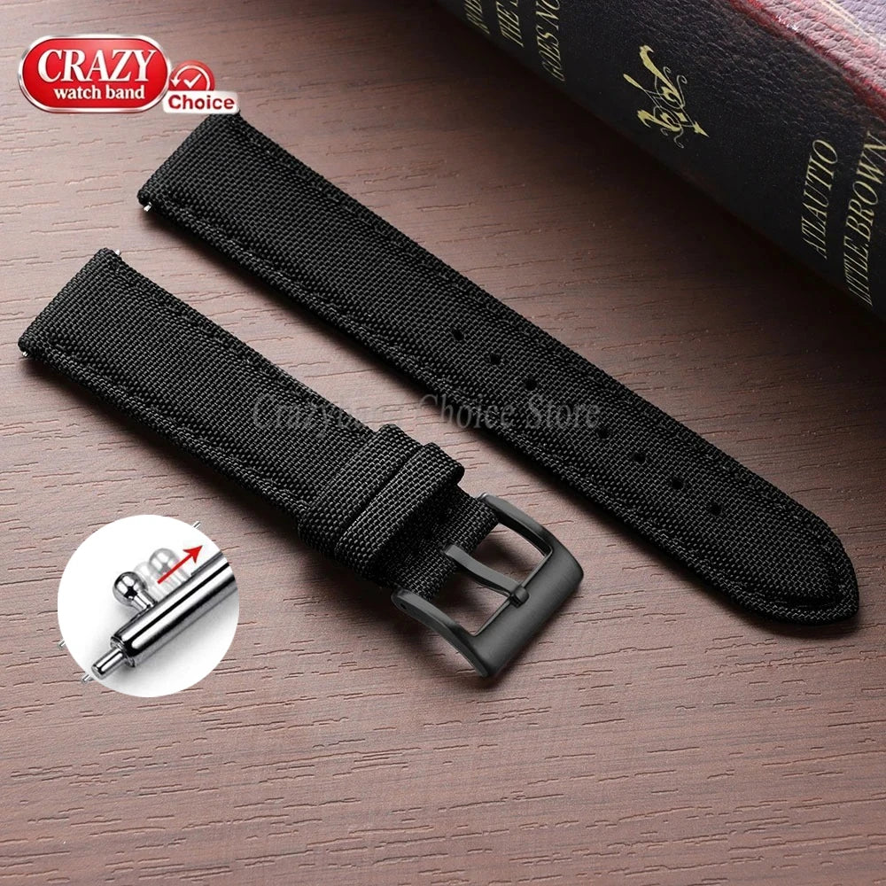 The Quick-Change Strap — Sailcloth Watch Band