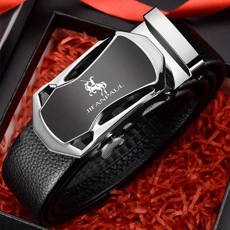 The No-Notch Belt — Automatic Ratchet Buckle