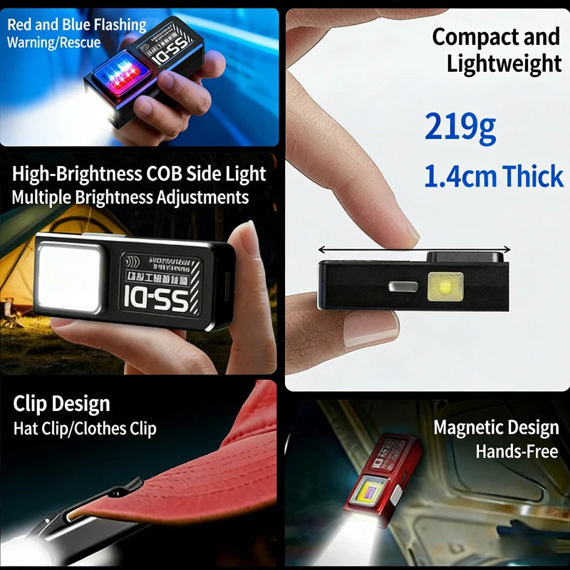 The Field Light — Magnetic Clip Work Light