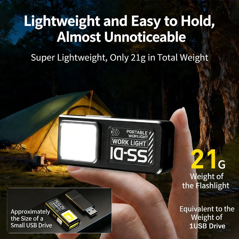 The Field Light — Magnetic Clip Work Light