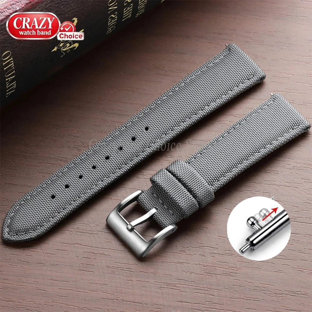 The Quick-Change Strap — Sailcloth Watch Band
