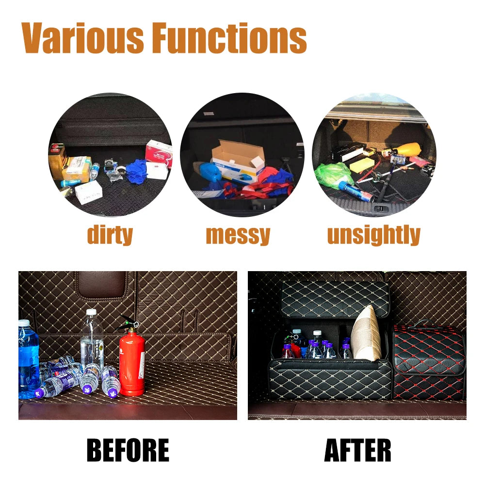 The Road Case — Structured Trunk Organizer